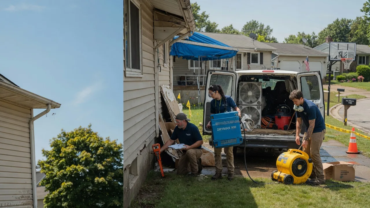Ceiling Leak Cleanup in Sparta, WI near me